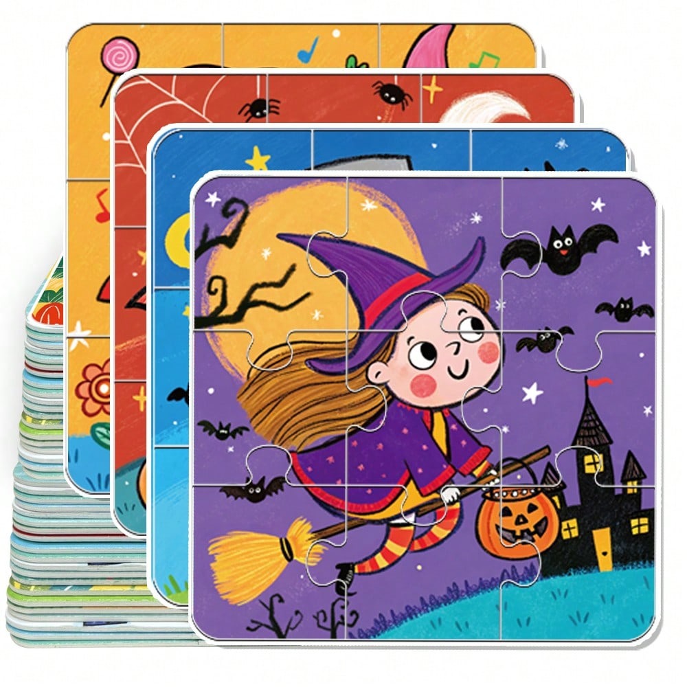 Puzzles d’Halloween 4 en 1 pou - Kids Toys Xmas avis et prix