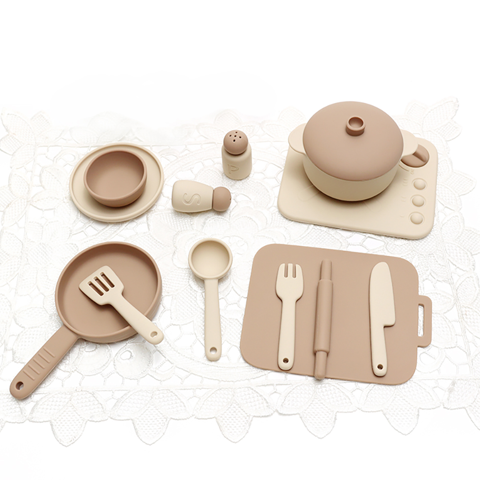 Ensemble de 13 pièces en silic - Kids Toys Kitchen Set avis et prix